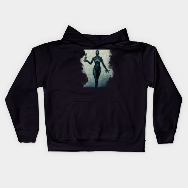 Humanoid Kids Hoodie by nnorbi